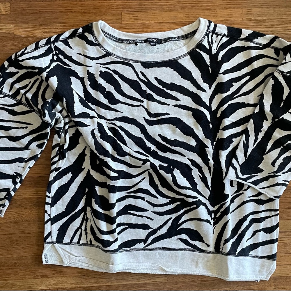 Buffalo David Bitton Zebra Print Shirt